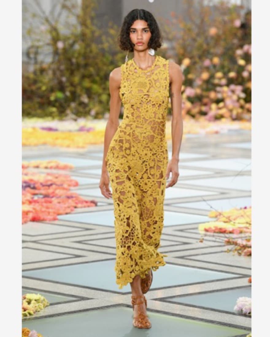 Ulla Johnson Yael Crochet Backless Dress - Image 1