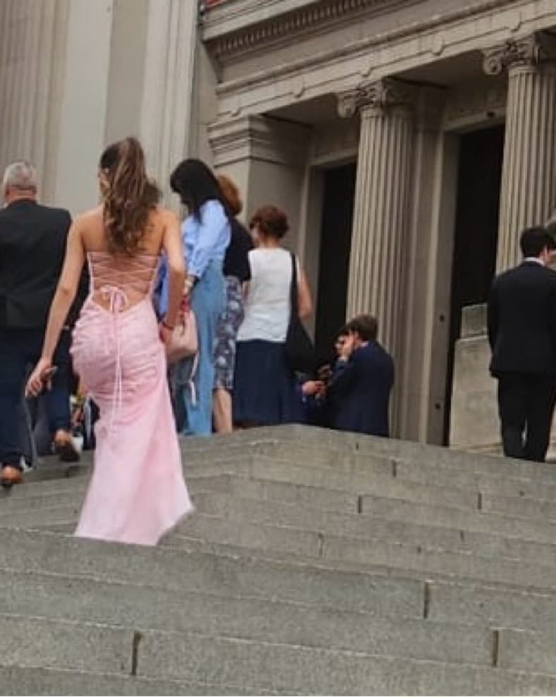 Pink Prom Dress - Image 1