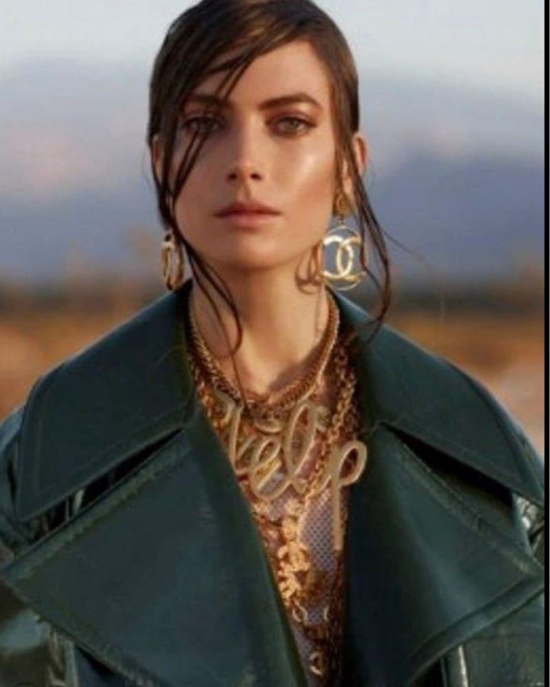 Chanel Vintage 80s Jumbo Logo Earrings  - Image 5
