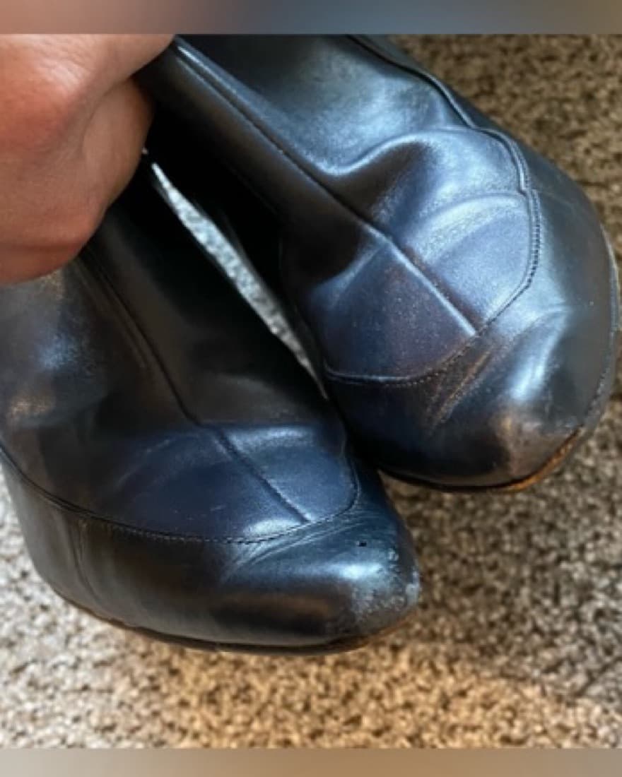 Vintage Jimmy Choo Blue Tall Boots - Image 5
