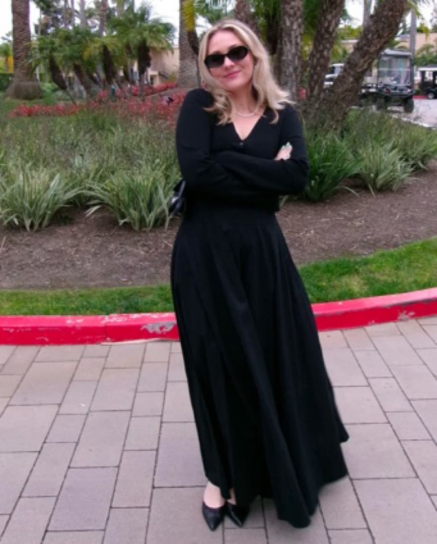 Black Staud Maxi Dress - Image 2