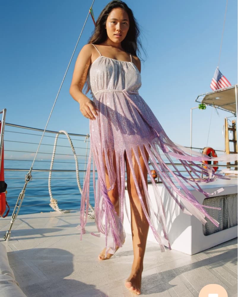 Sundress Nicole Ombré Sequin Dress - Image 2