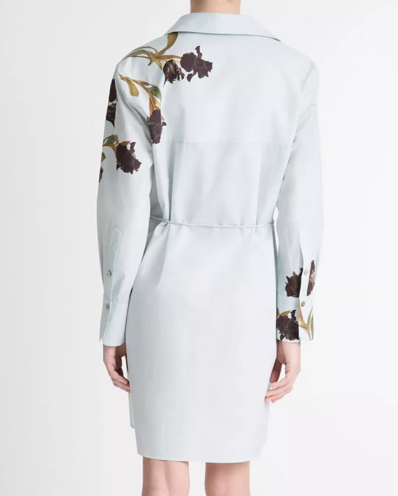 Placid Iris Cotton Shirt Vince Dress - Image 3