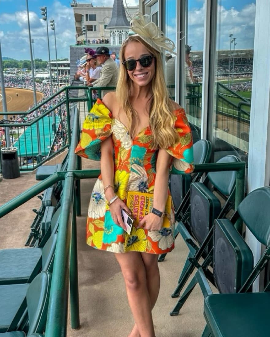 Alemais Vibrant Floral Dress - Image 1