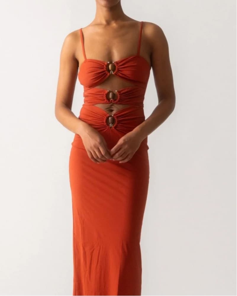 Christopher Esber Orbit Midi Dress  - Image 3