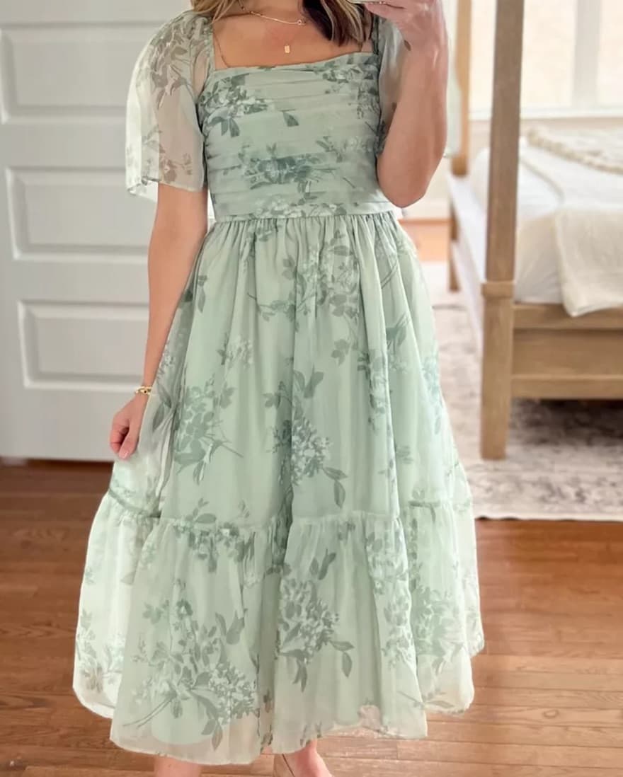 Emerson Angel Green Abercrombie Dress - Image 3