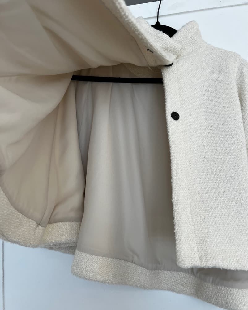 Zara ZW Collection Wool Blend Cape - Image 2