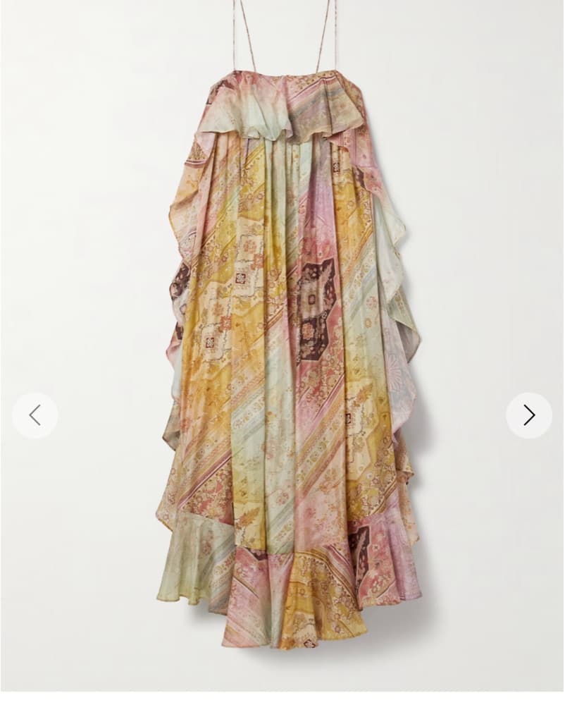 ZIMMERMANN Tallow ruffled printed Maxi - Image 3