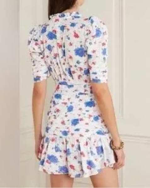 Love Shack Fancy White Floral Mini Dress - Image 2