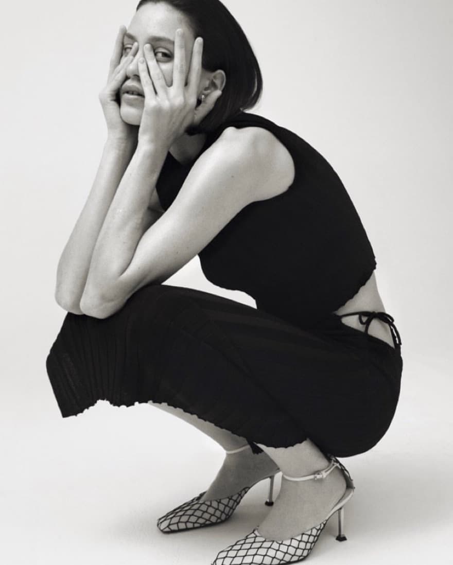 Aya Muse Knit Midi Skirt - Image 2