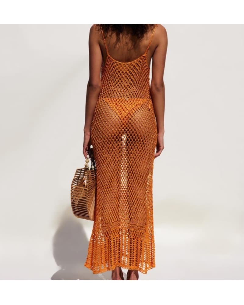 Cult Gaia Silena Crochet Dress - Image 3