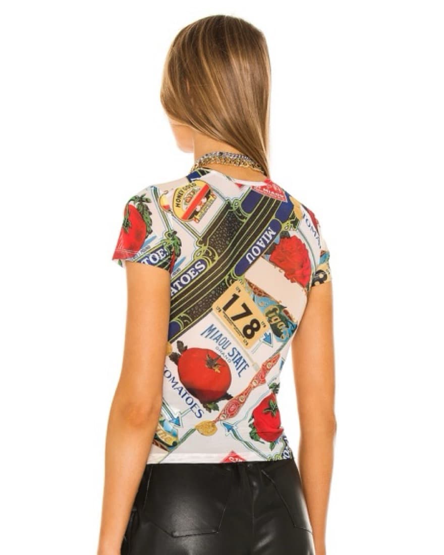 Miaou Mini Tee In Figaro - Image 5