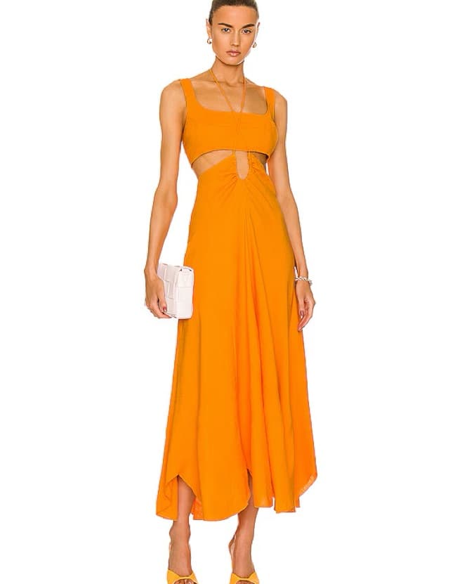 Sold Out Cult Gaia Orange Eileen Dress - Image 1