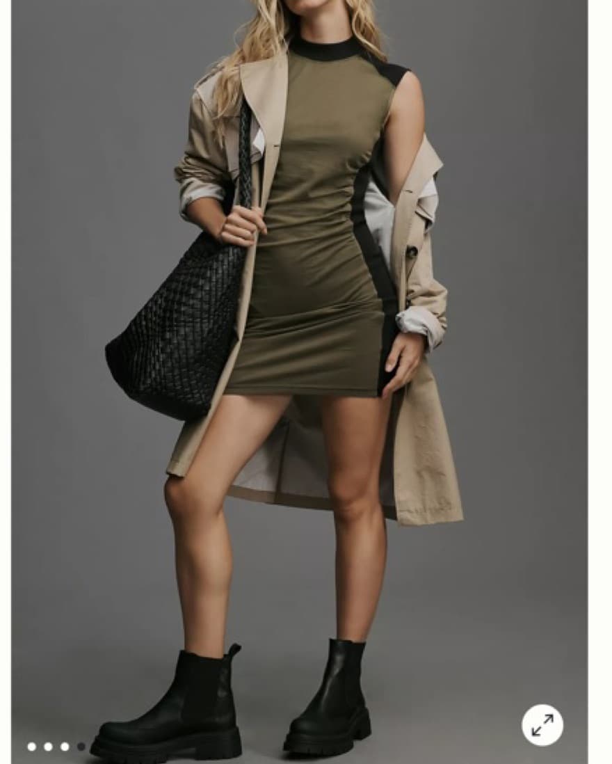 Ruched Mini Dress - Image 3