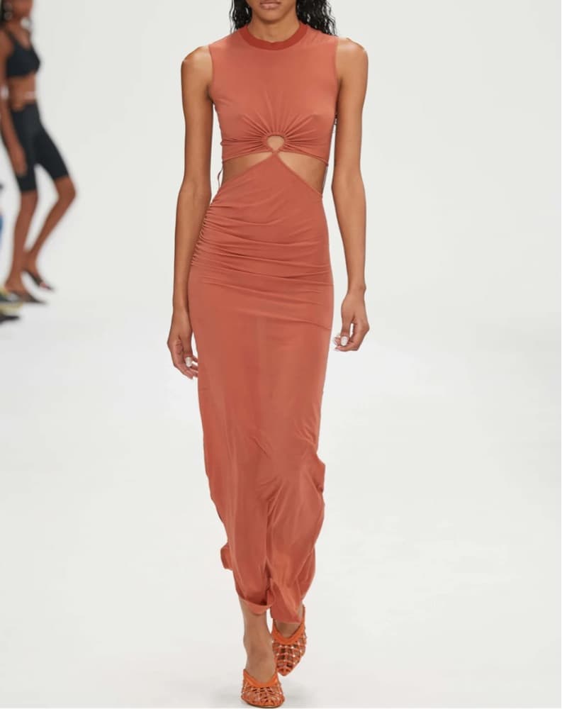 NENSI DOJAKA Keyhole Maxi Dress - Image 2