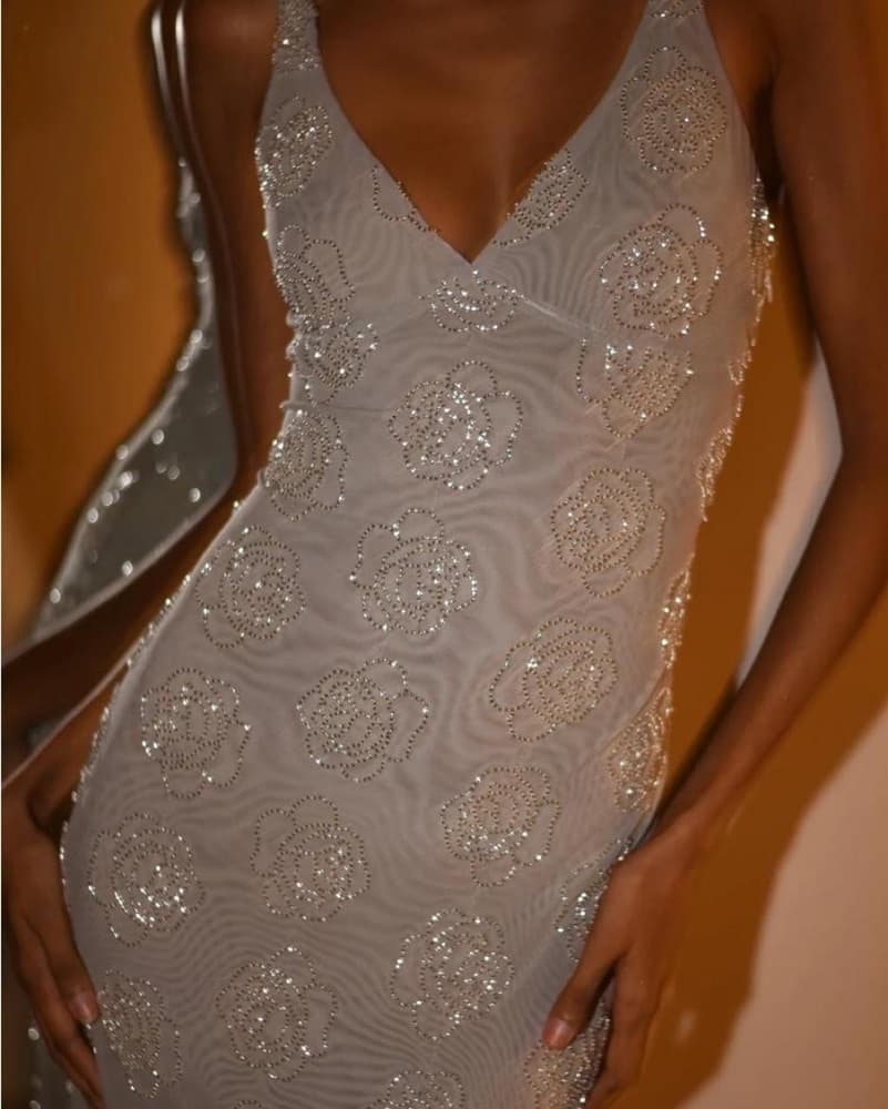Sequined Formal Dress - Image 2