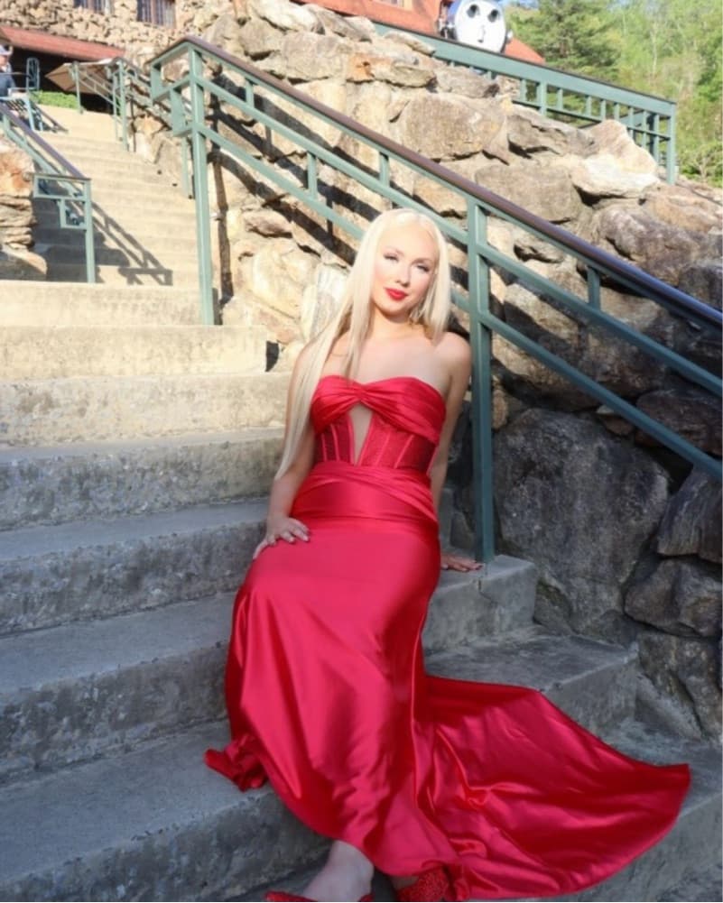 Red Prom Dress - Image 2