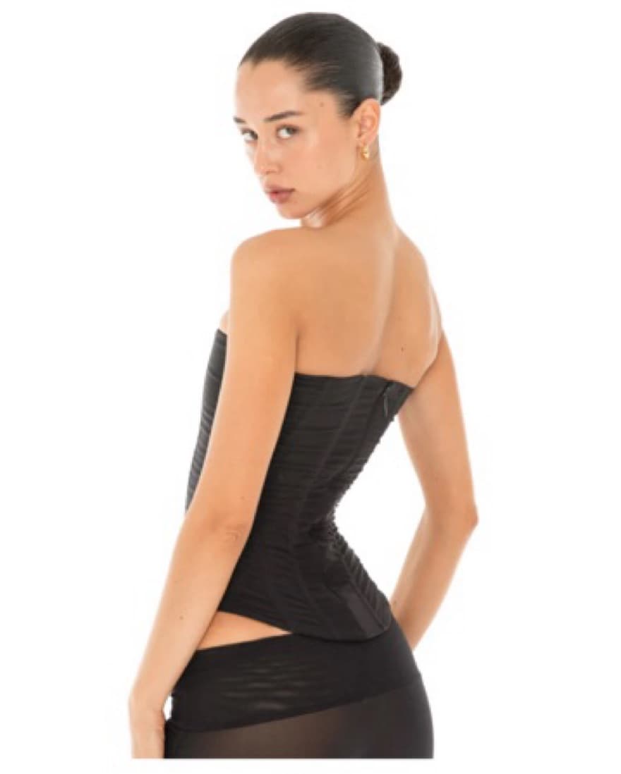 Are You Am I Black Corset  - Image 3
