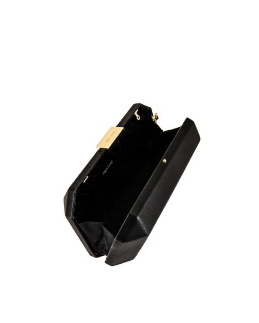 Revolve Black and Gold Clutch - Image 4