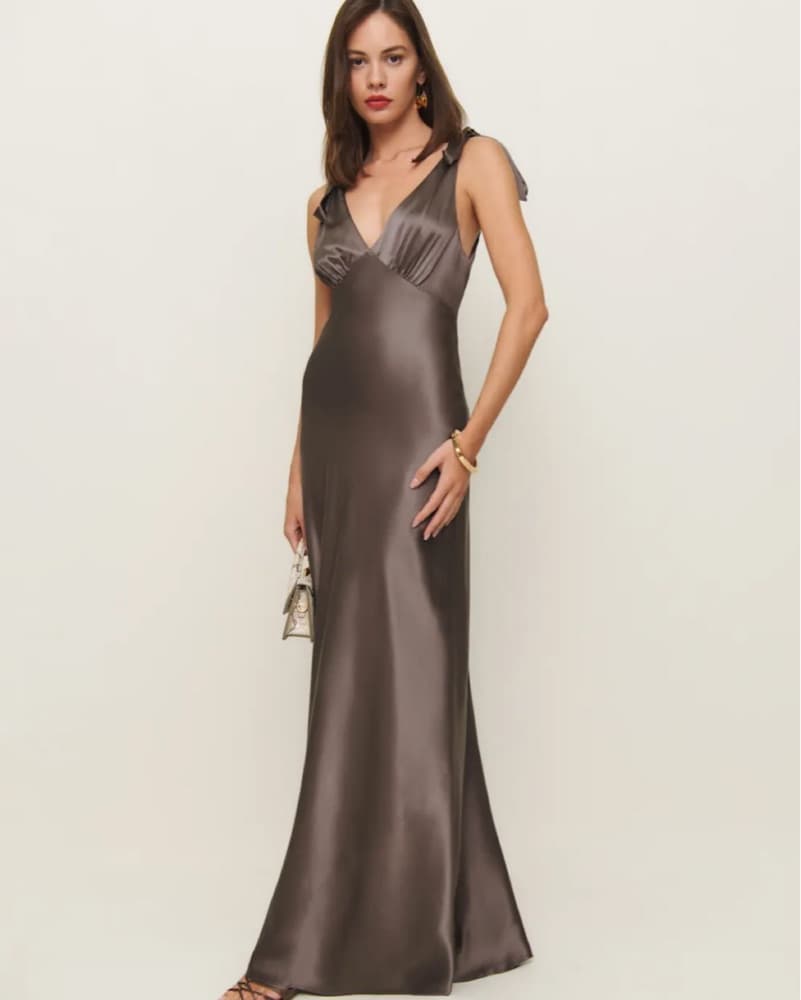 Reformation Pernille Silk Dress - Image 1