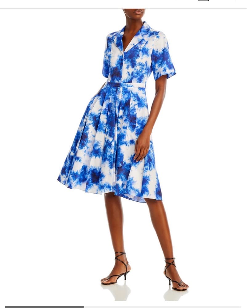 Jason Wu Tie Dye Short Sleeve Dress - Image 1