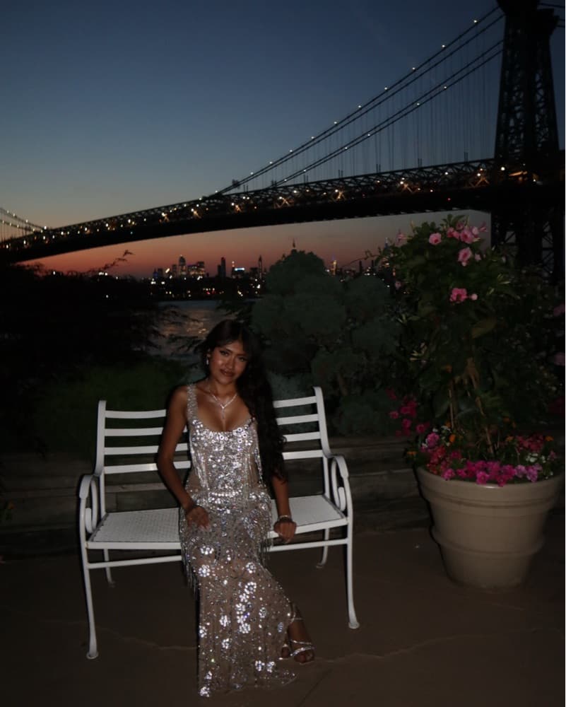 Sequin Fringe Gown - Image 1