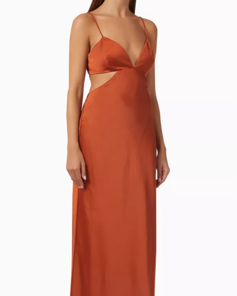 Significant Other Orange Dress - Image 2