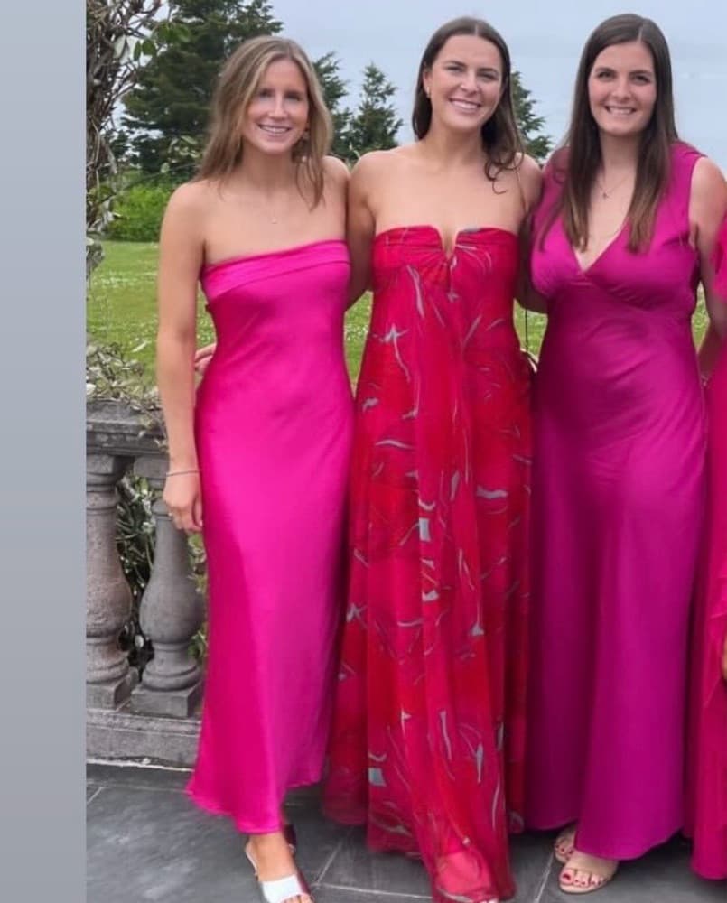 Runaway The Label Pink Strapless Dress - Image 2