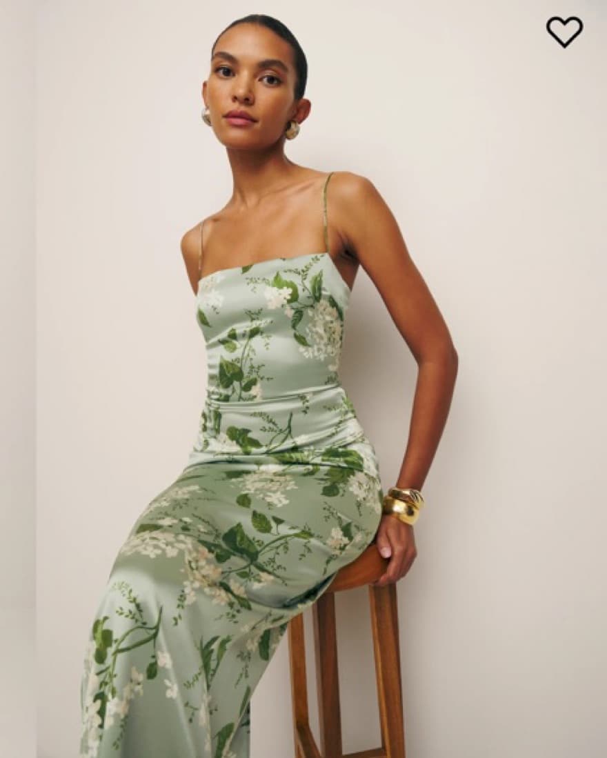 Reformation Satin Dress  - Image 2