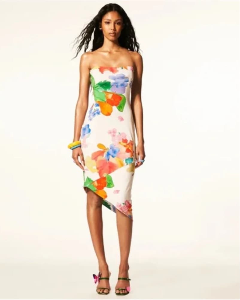 Mirae Liliana White Maxi Dress - Image 2