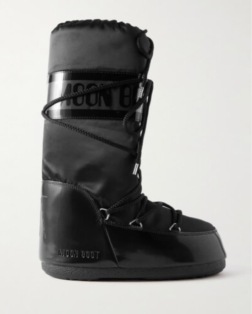 Moon Boot Icon Glance Black Tall - Image 1