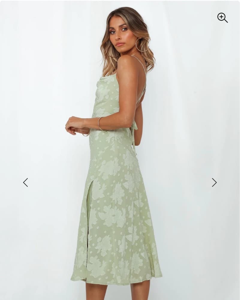 Hello Molly Drinks on Me Pistachio Dress - Image 3