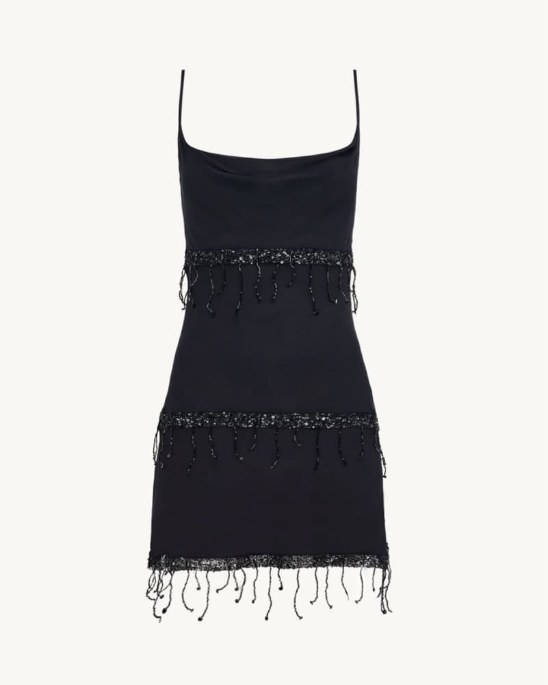 NEW Asta Resort Layla Beaded Mini Dress - Image 1