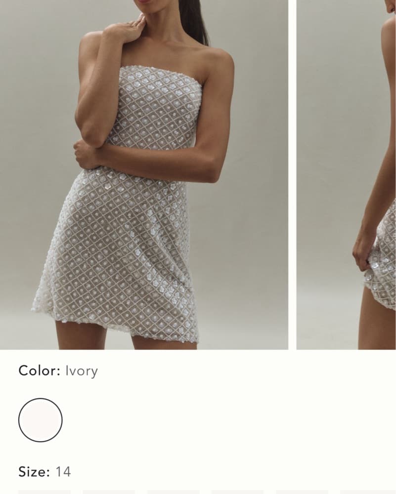 Bridal Reception Dress - Image 4