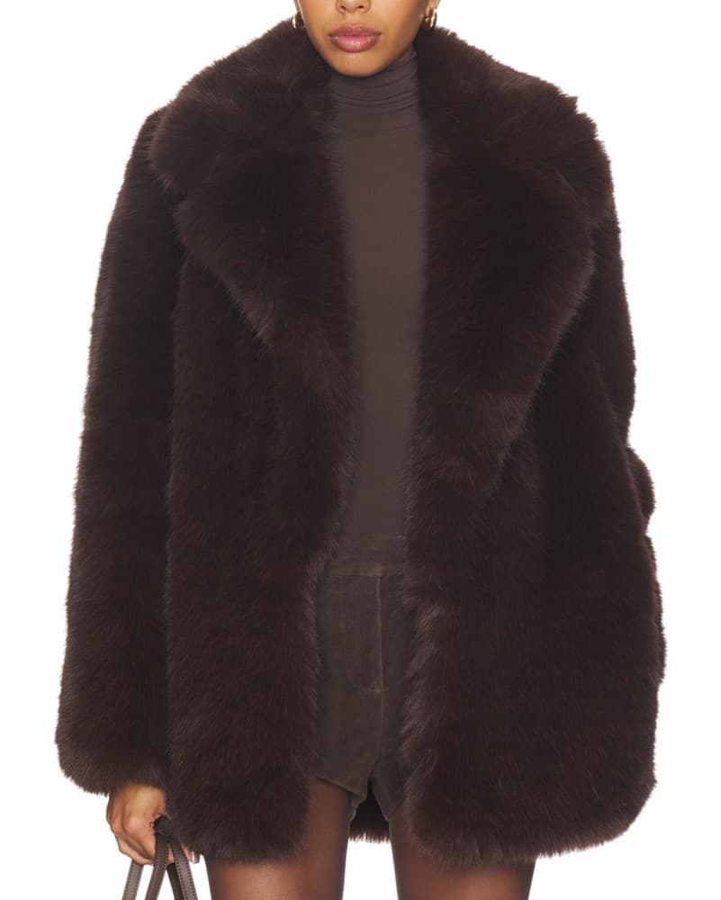 Faux Fur Coat - Image 2