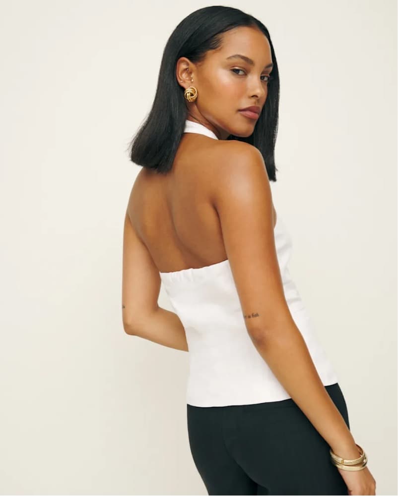 Reformation Tate White Top - Image 2