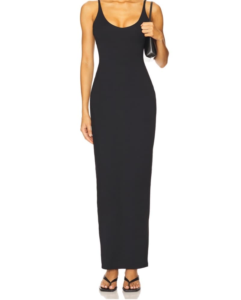 Skims Scoop Obsidian Dress - Image 1