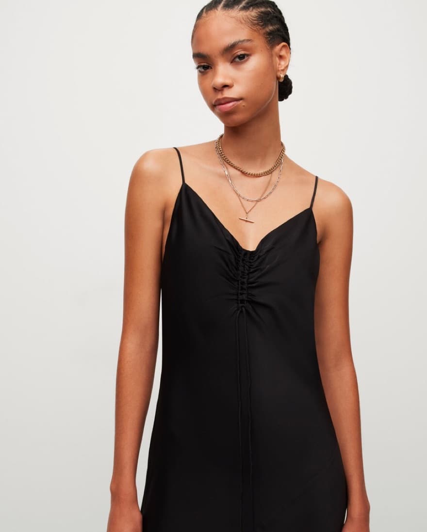 All Saints Silk Midi Slip Dress - Image 5