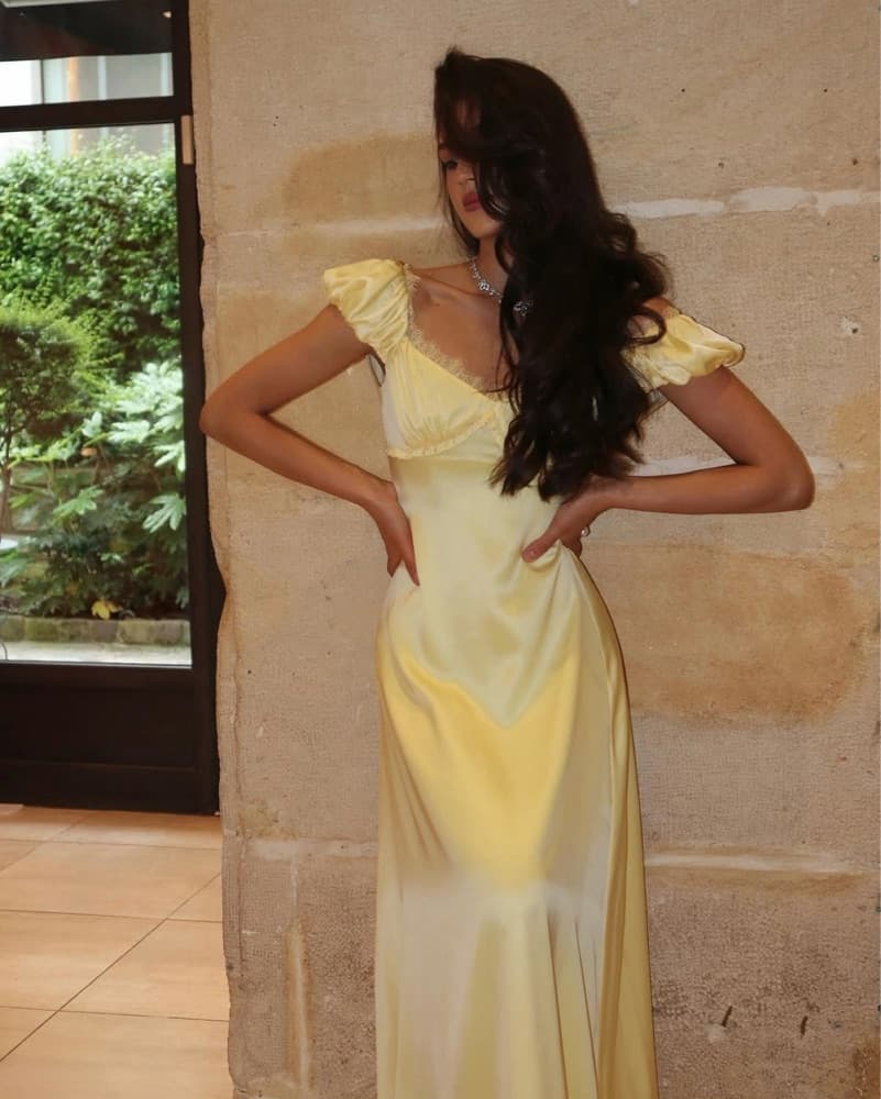 Nana Jacqueline Elara Dress Yellow - Image 2