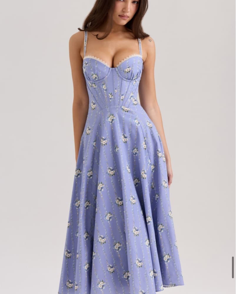 Houseofcb Blue Daisy Sundress - Image 1