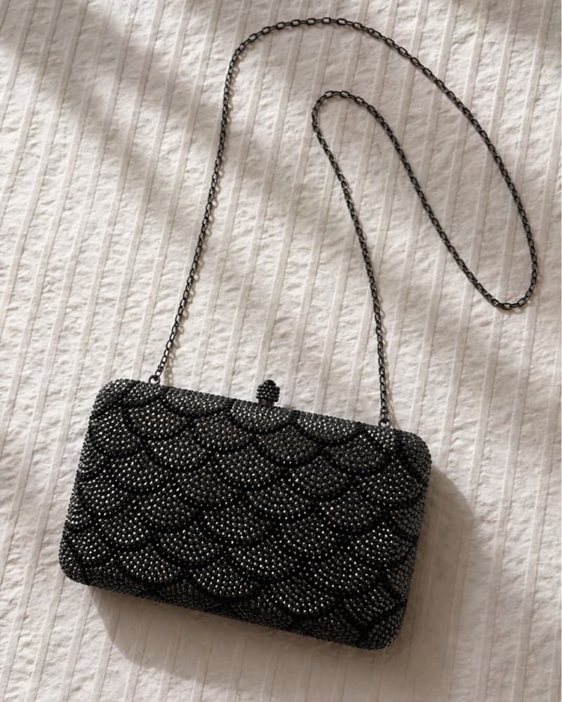 Elegant Beaded Clutch Bag - Image 2