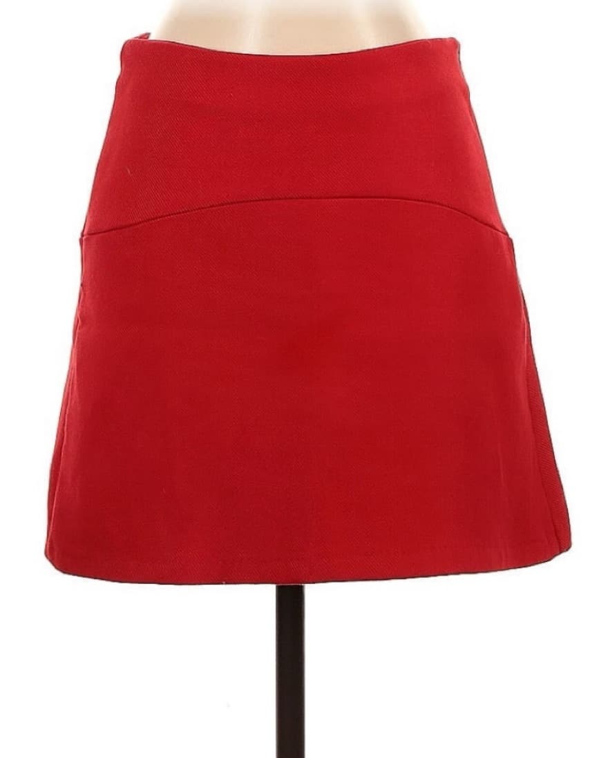 Red Mini Skirt - Image 2