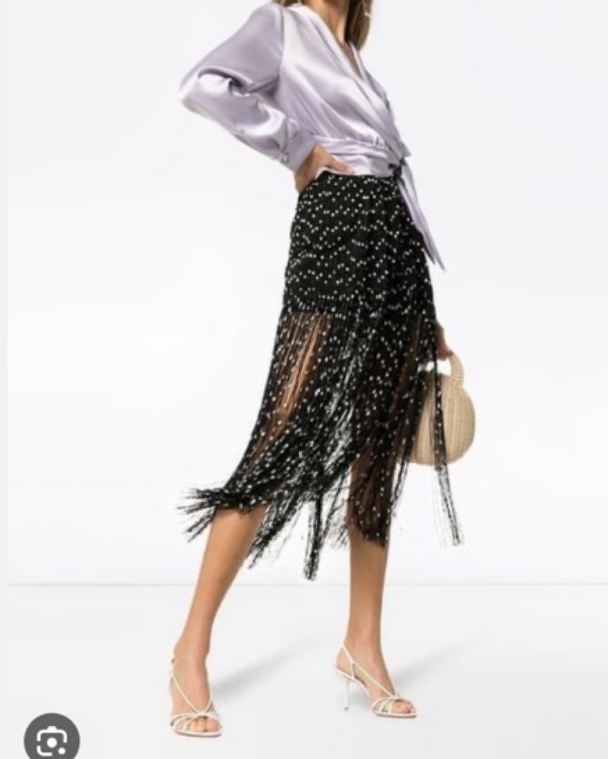 Jacquemus Capri Fringe Skirt - Image 1