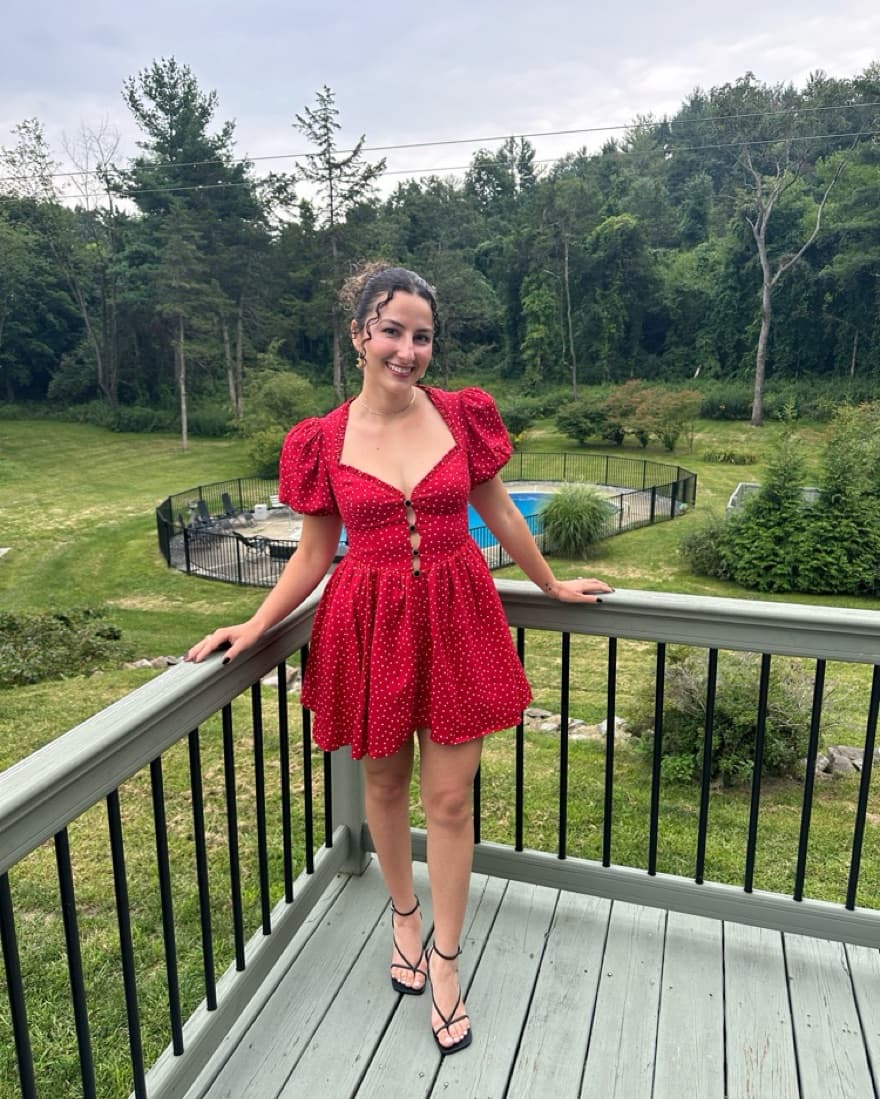 Red Reformation Dress - Image 1