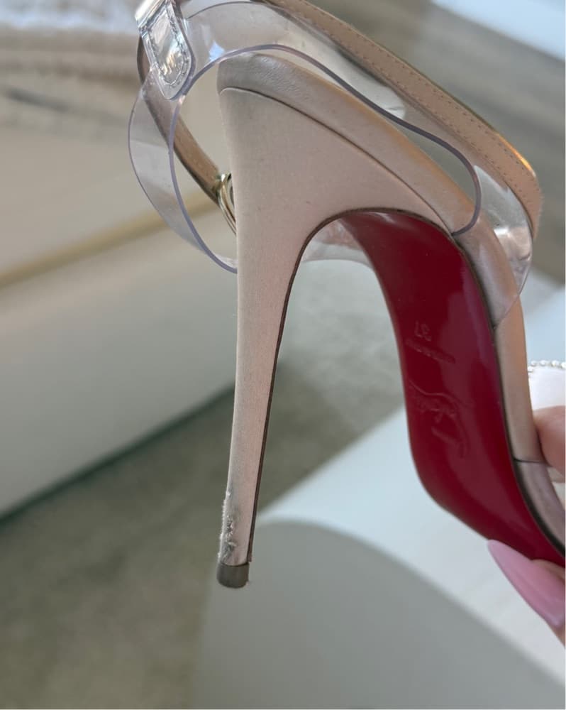 Christian Louboutin Naked Bow Pumps - Image 3