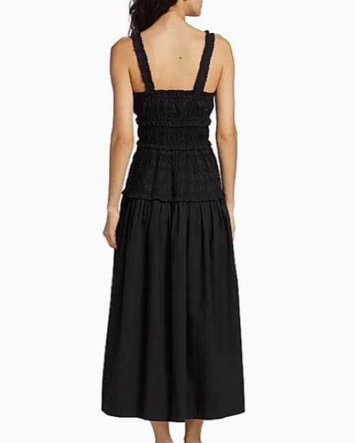 DÔEN Marianne Smocked Midi-Dress - Image 3