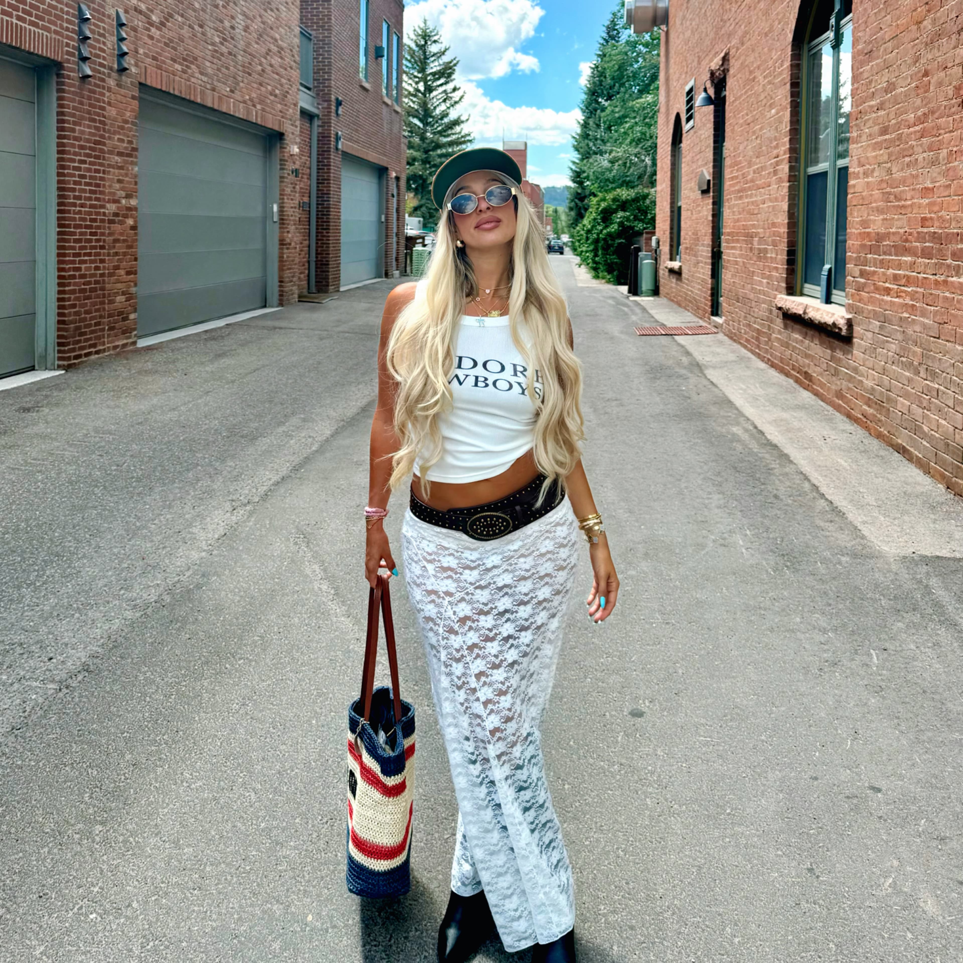 JA DIOR WHITE TANK TOP - Image 1