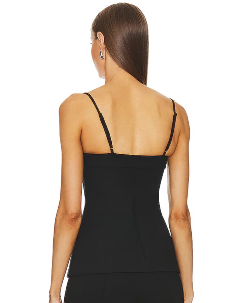 Elegant Black Button-Up Camisole - Image 3
