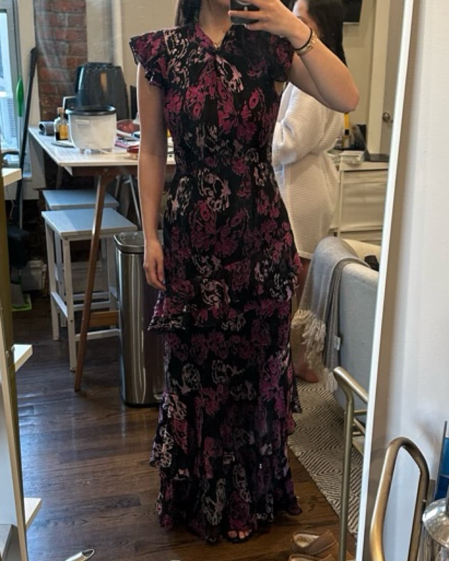 Vibrant Floral Maxi Dress  - Image 2