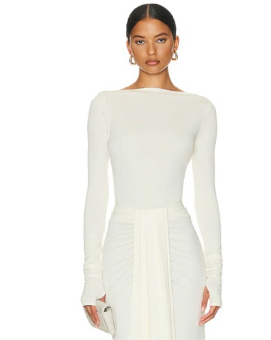 HELSA Matte Jersey Long Sleeve Top - Image 4